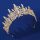 Csepp Kristályokkal Díszített Hercegnő Tiara – Arany