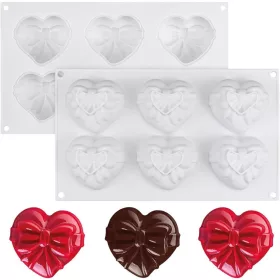 Szilikon forma, mousse forma-6 adag szív
