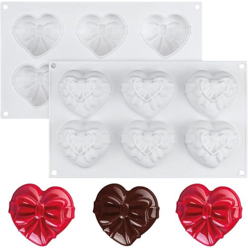 Szilikon forma, mousse forma-6 adag szív