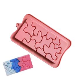 Szilikon csokoládé forma-puzzle minta