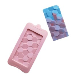 Szilikon Táblás Csokoládé Forma – Méhsejtes Minta