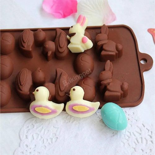 Szilikon bonbon és csokoládé forma-húsvéti
