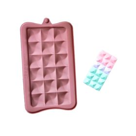 Szilikon táblás csokoládé forma-Spirál négyzet