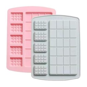 Szilikon táblás csokoládé forma-5+1 nagy tábla