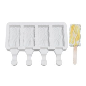 Jégkrém készítő szilikon forma, Hullámos minta 13x18cm