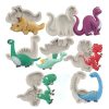 Szilikon fondant és marcipán mintázó-Diplodocus 7x8cm