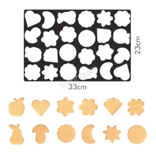 Műanyag kiszúró, sütemény készítő tábla