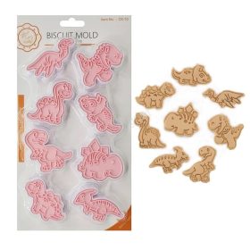 Műanyag sütemény kiszúró és nyomda-dinoszauruszok