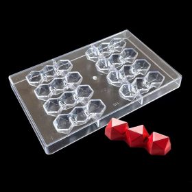 Polikarbonát bonbon forma-Gyémánt sor