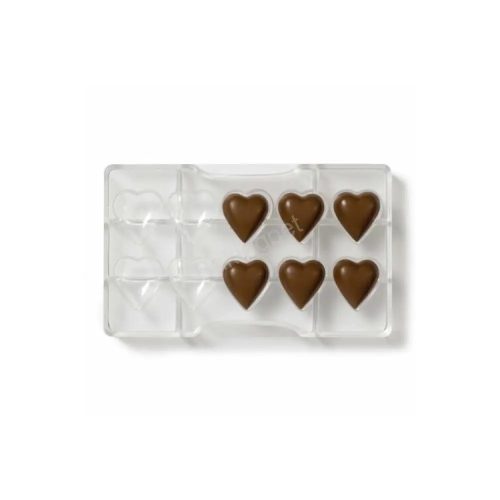 Polikarbonát bonbon forma-szív alak