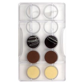 Polikarbonát bonbon forma-Karikás minta