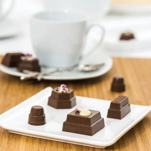 Polikarbonát bonbon forma-Geometria minta