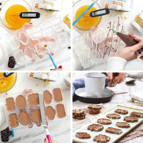 Polikarbonát bonbon forma-Keretekkel