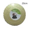 Tortakarton, torta alátét arany, 20 cm, kör-5db