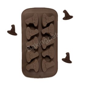 Szilikon bonbon és csokoládé forma-varázskalap