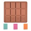 Szilikon mini táblás csokoládé forma-spirál