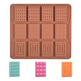 Szilikon mini táblás csokoládé forma-spirál