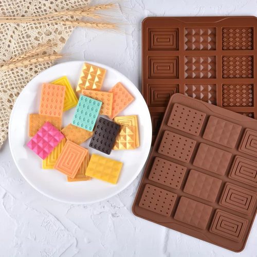 Szilikon mini táblás csokoládé forma-spirál