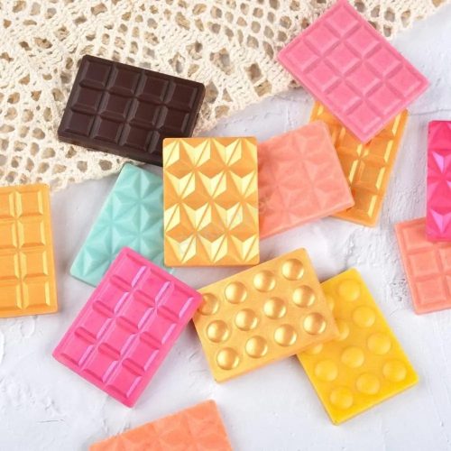 Szilikon mini táblás csokoládé forma-geometria
