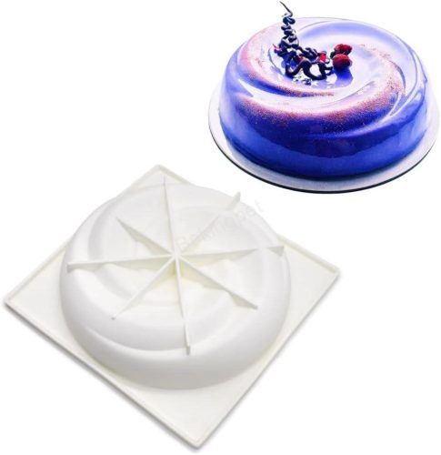 Spirál szilikon forma, mousse forma