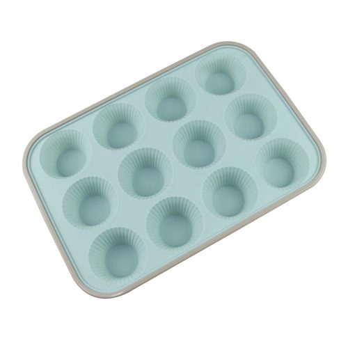 Szilikon muffin sütőforma merevítővel-12 adag