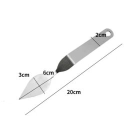   Fém csokoládé levéldísz készítő spatula-4 fajta - 2-es