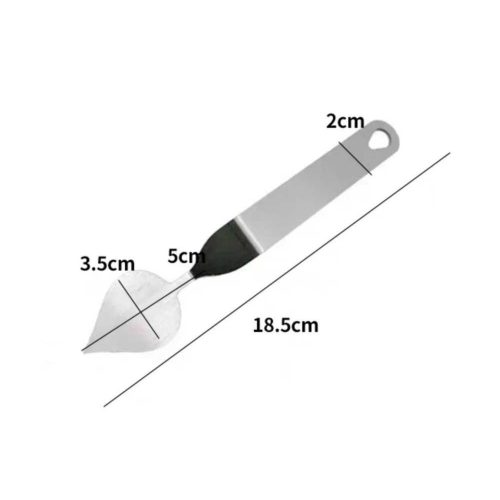 Fém csokoládé levéldísz készítő spatula-4 fajta - 3-as