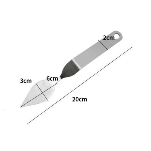 Fém csokoládé levéldísz készítő spatula-4 fajta - Négy együtt