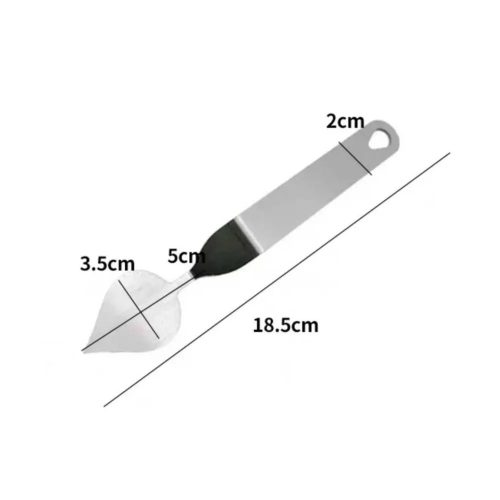 Fém csokoládé levéldísz készítő spatula-4 fajta - Négy együtt