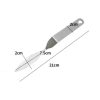 Fém csokoládé levéldísz készítő spatula-4 fajta - 4-es
