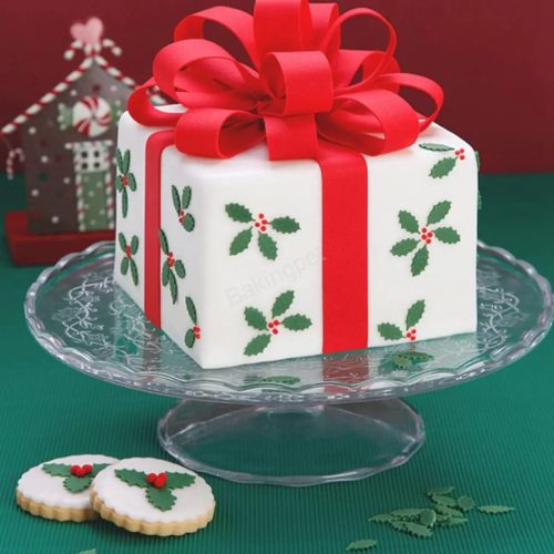 3 darabos rugós fondant kiszúró forma-nagy magyal levél