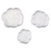 3 darabos rugós fondant kiszúró forma-Rózsa