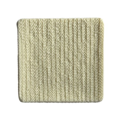 Szilikon fondant és marcipán mintázó-Kötés 9x9,2cm