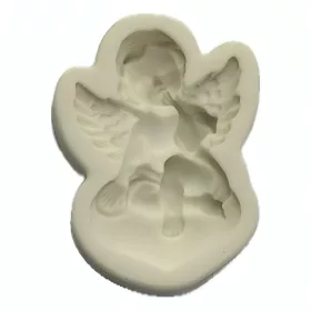Szilikon fondant és marcipán mintázó-Angyalka 6x8,3cm