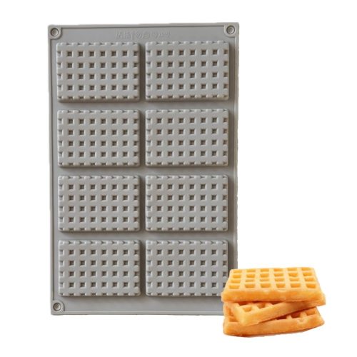 Szilikon sütemény forma-Mini gofri, waffel 18,5x28cm