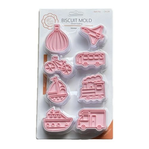 Műanyag sütemény kiszúró és nyomda-Utazási járművek