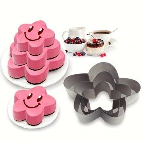 Fém tortaforma, mousse forma-3 darab Csillag