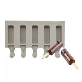 Jégkrém készítő szilikon forma, hosszúkás 12,5x19cm 