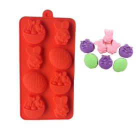 Szilikon bonbon és csokoládé forma-Húsvéti motívum