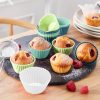 Szilikon Muffin betétek, Újrahasználható Sütőpoharak-12db