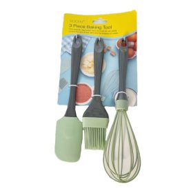 Konyhai sütőszett-3 részes (Spatula, olajecset, habverő)