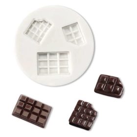   Szilikon fondant és marcipán mintázó-3 részes Csokoládé