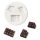 Szilikon fondant és marcipán mintázó-3 részes Csokoládé