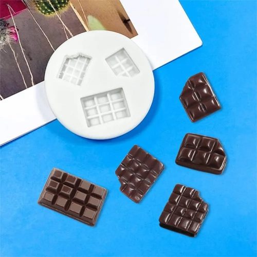 Szilikon fondant és marcipán mintázó-3 részes Csokoládé