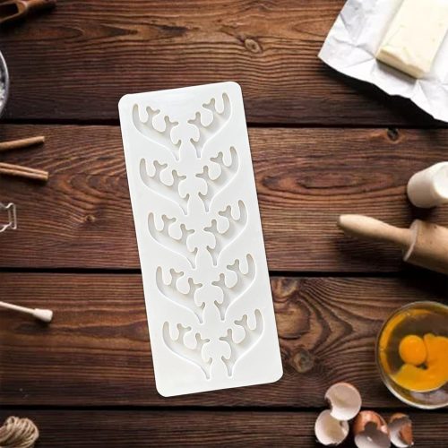 Szilikon fondant és marcipán mintázó-Szarvas agancs 9,5x23cm