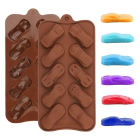 Szilikon bonbon és csokoládé forma-Versenyautók