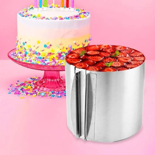 Állítható tortakarika, tortaforma 22 cm magas