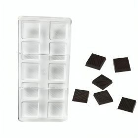 Polikarbonát Bonbon Csokoládé Forma-Csíkos csoki