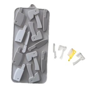 Szilikon csokoládé forma-Kés, Balta design