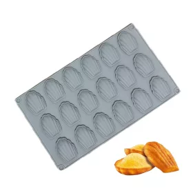 Mini madeleine szilikon sütőforma-18 részes